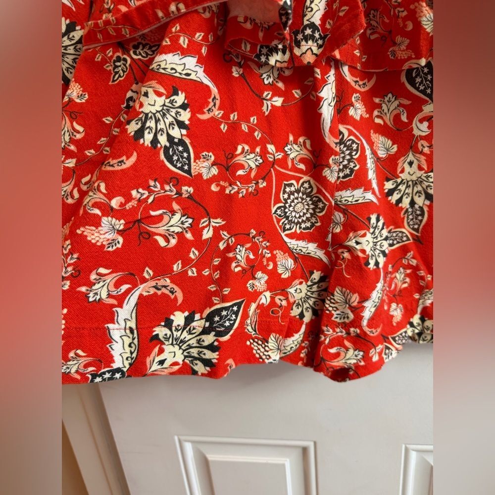 Farm Rio x Anthropologie Long-Sleeve Printed Romper NWT Size L - Picture 6 of 16